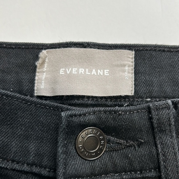EVERLANE Black High Rise Skinny Ankle Jean Sz 27 - Picture 7 of 11
